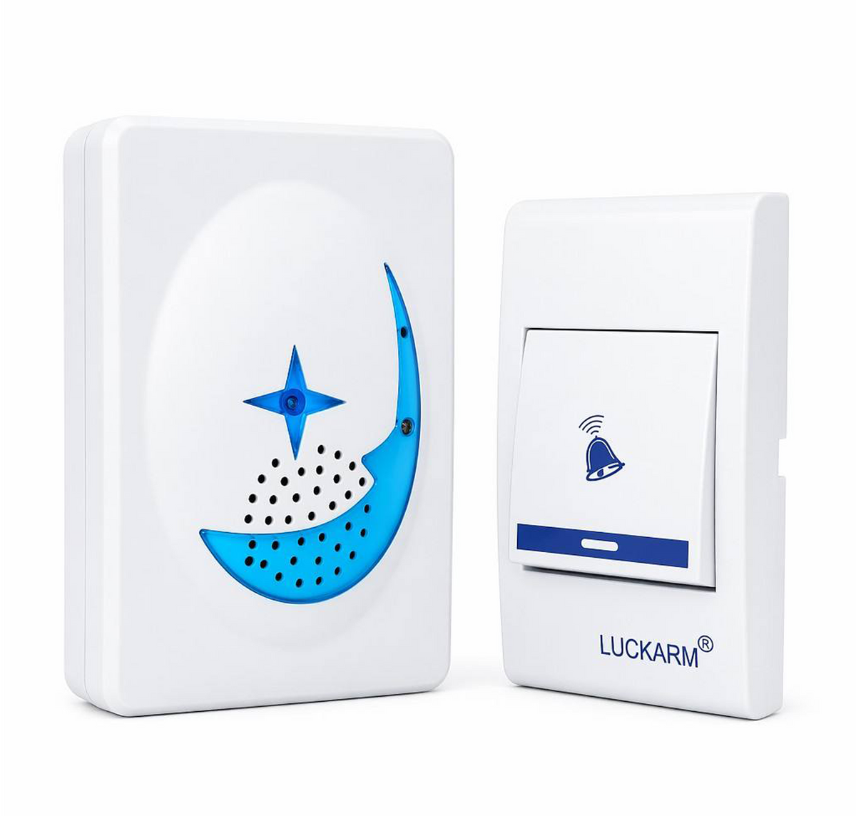 Wireless mains-powered doorbell,learning system,32 Melodies,A8202