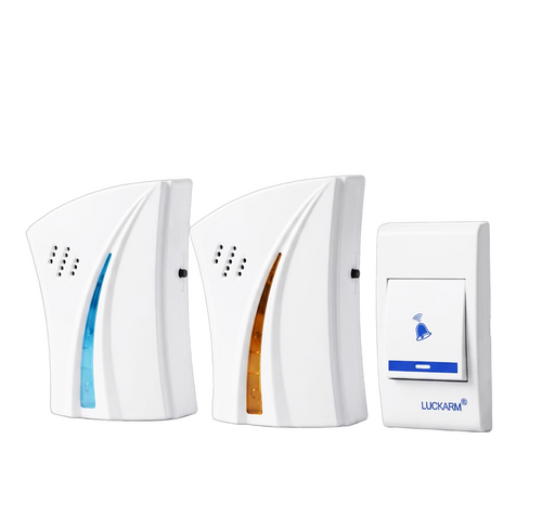 Wireless mains-powered doorbell,learning system,32 Melodies,A7610