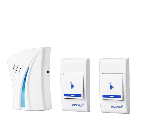 Wireless mains-powered doorbell,learning system,32 Melodies,A5610