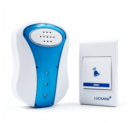 Wireless mains-powered doorbell,learning system,32 Melodies,A008